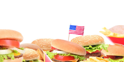 American hamburger