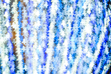 Blurred christmas decoration light background