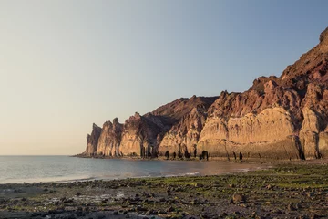 Fotobehang Zee & Oceaan Mofanegh Beach in Hormoz Island, Iran  © sghiaseddin