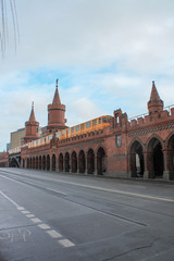 Fototapeta na wymiar Famous Berlin orange train