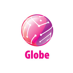 vector logo globe