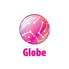 vector logo globe