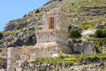 Fototapeta na wymiar Ruins of ancient town Sagalassos in Antalya region of Turkey