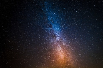 Fototapeta na wymiar Constellations in cosmos with million stars at night
