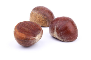 Chestnuts On White