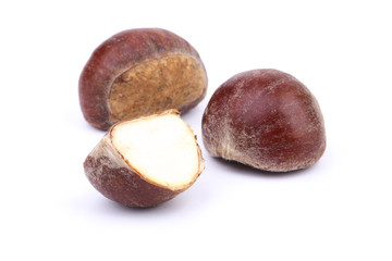Chestnuts On White
