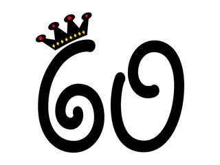 Sixty years happy birthday 