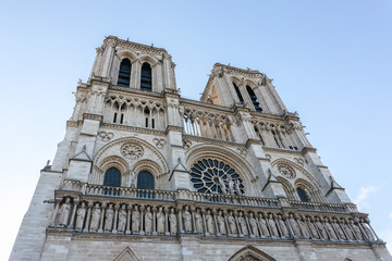 Fototapeta na wymiar Notre Dame in Paris, France