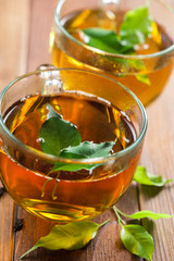 morning tea on the table