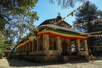 Debre Berhan Selassie Church in Gondar, Ethiopia