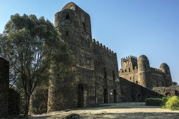 Fasilides Palace in Gondar, Ethiopia