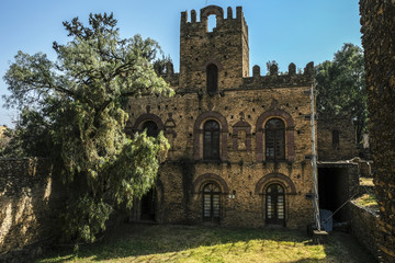 Fototapeta na wymiar Fasilides Palace in Gondar, Ethiopia