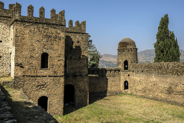 Fasilides Palace in Gondar, Ethiopia