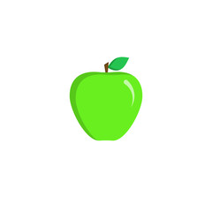 Green juiced apple icon
