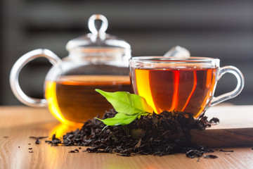morning tea on the table