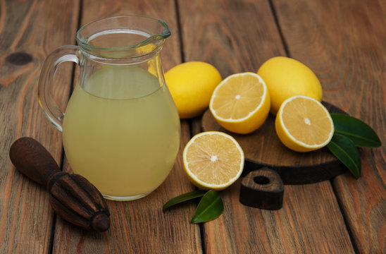 Jar of lemon juice