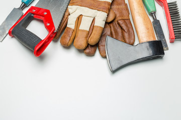 Many Tools on white background