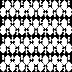 Lacy black and white pattern five