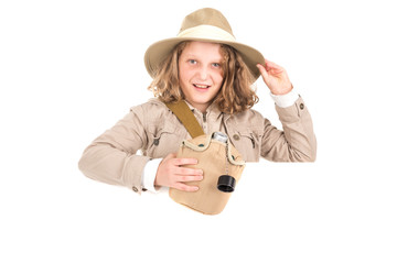 Girl in safari costume © Luis Louro