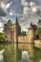 Fototapeta premium Water castle Satzvey. Mechernich, Germany.