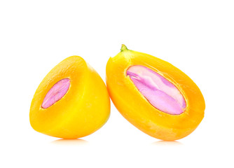 Marian Plum on white background