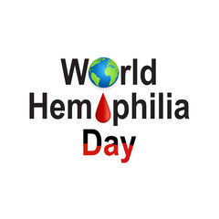 World Hemophilia Day. Vector design