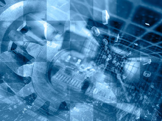 Obraz premium Digital background