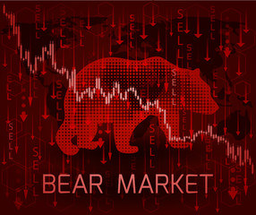 Bear Market concept.