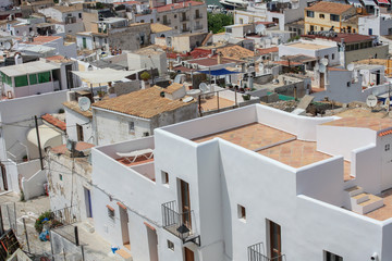 Rooftops of Eivissa city