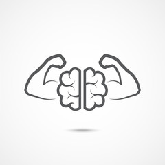 Willpower icon on white