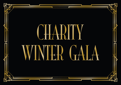 Charity Winter Gala Background