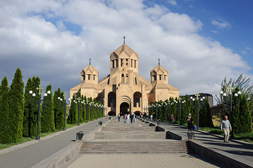 St Gregory the Illuminator Cathedral in Yerevan, Armenia