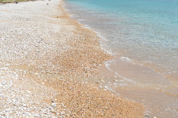 Fototapeta na wymiar Spiaggia corfu