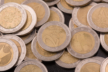 euro coins