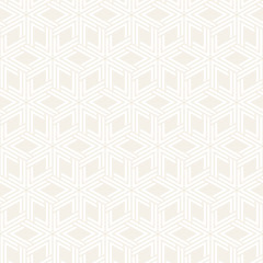 Vector seamless subtle lattice pattern. Modern stylish texture with monochrome trellis. Repeating geometric grid.