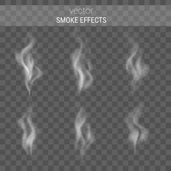 Poster Vector collection of realistic smoke effects © Kateina