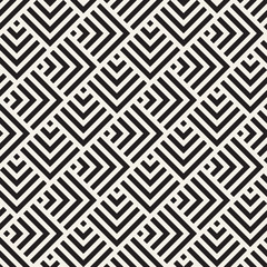 Vector seamless lines mosaic pattern. Modern stylish abstract texture. Repeating geometric tiles