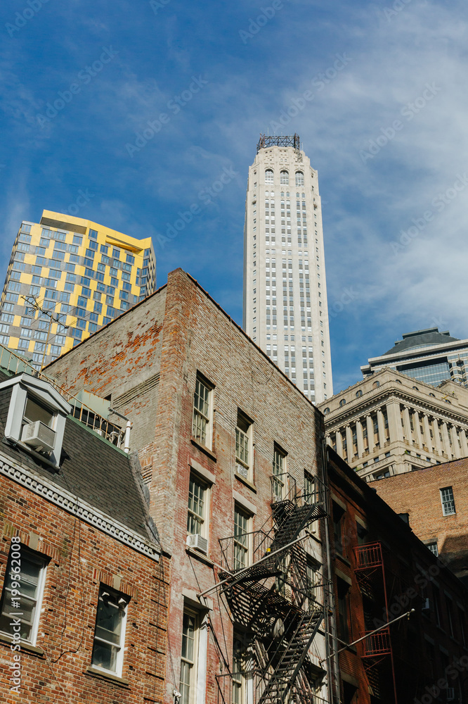 Wall mural high rise in New York City, USA