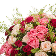 Bouquet of flowers and apples