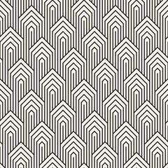 Vector seamless pattern. Modern stylish abstract texture. Repeating geometric tiles..