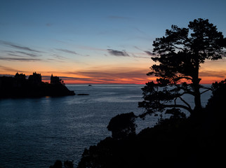 Sonnenuntergang in Dinard