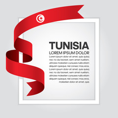 Tunisia flag background