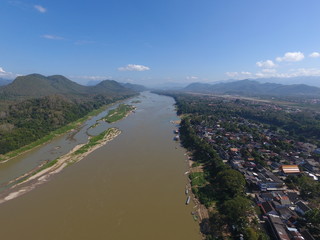 World Heritage : Luang Phabang, Laos : Drone View