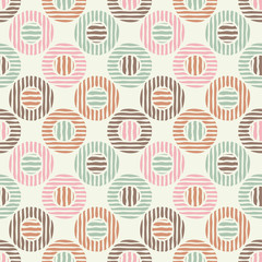 Polka dot seamless pattern. Geometric background. The colorful balls. Scribble texture. Тextile rapport. 