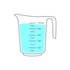 Measuring cups . Vector