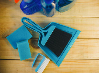 Cleaning house or office concept