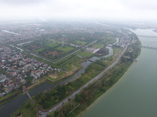 World Heritage : Hue, Vietnam :  Drone View 