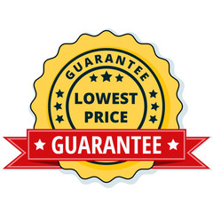 Lower Price Guarantee label illustration