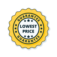 Lower Price Guarantee label illustration