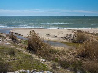 Desembocadura delta del Llobregat